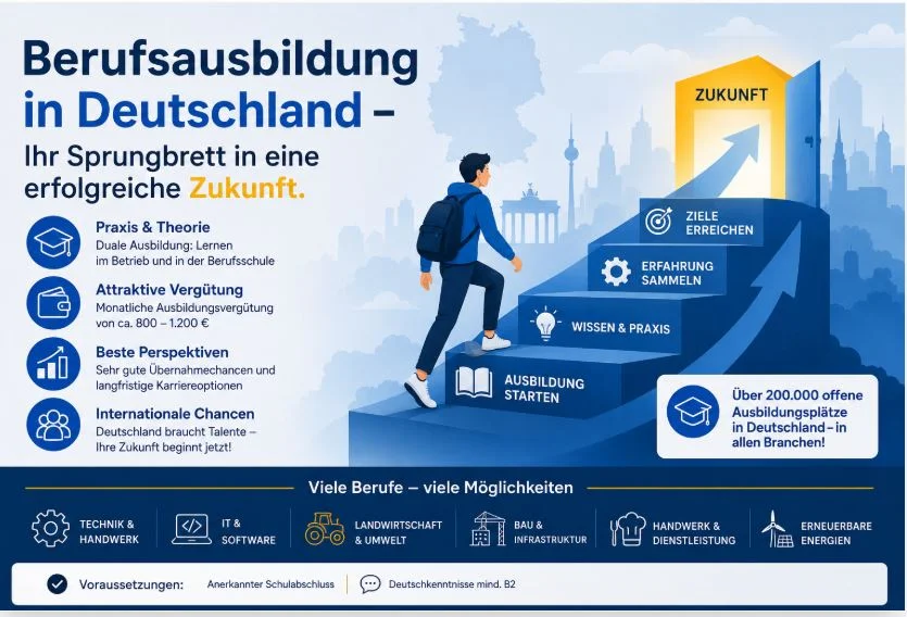 Berufsausbildung in Deutschland – Ihr Sprungbrett in eine erfolgreiche Zukunft