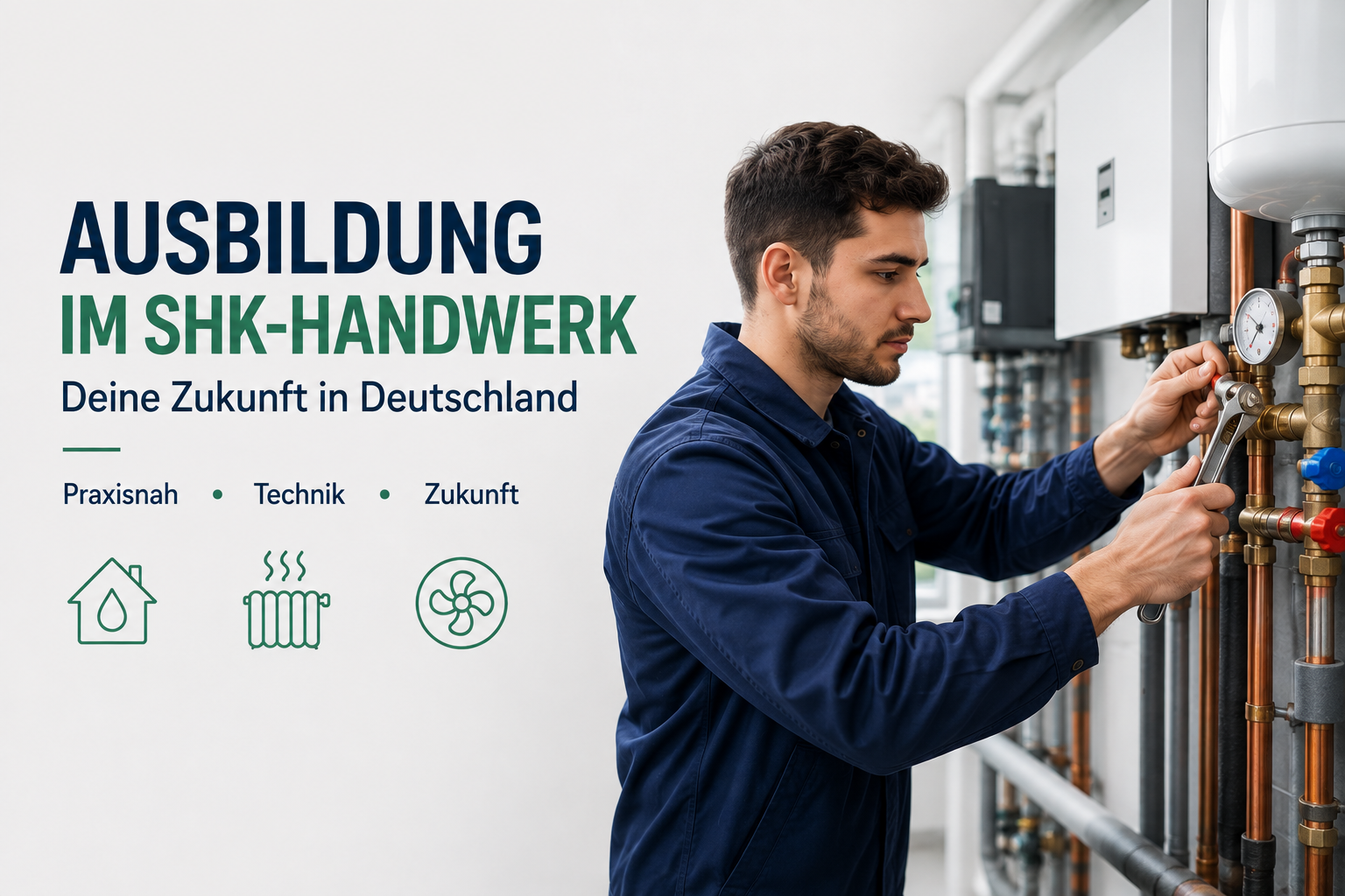 Deine Zukunft im SHK-Handwerk beginnt in Deutschland