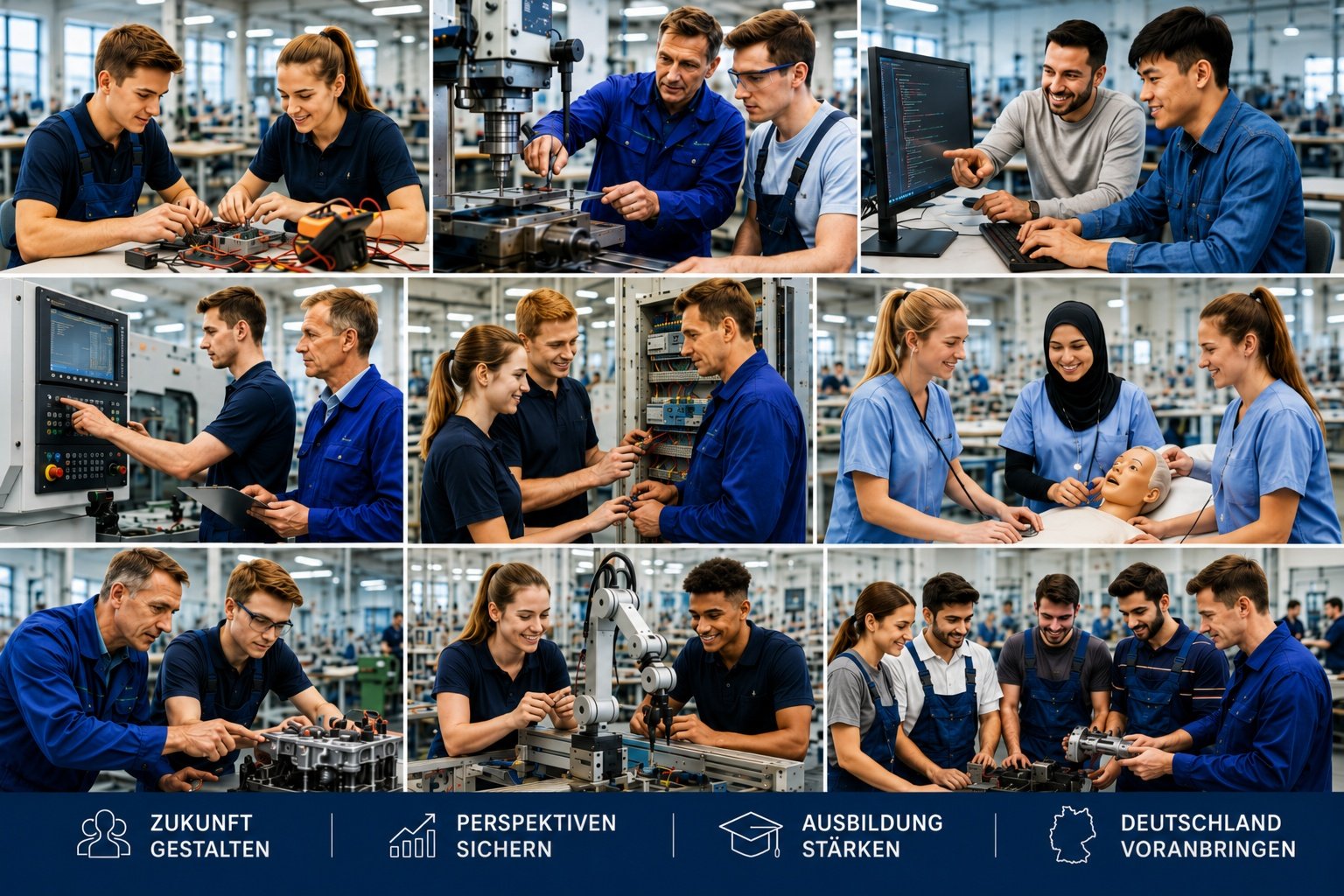 Ausbildung in Deutschland: Über 200.000 Chancen auf eine erfolgreiche Zukunft