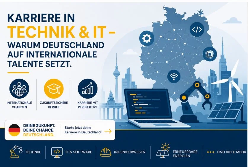 Karrieren in Technologie & IT – Warum Deutschland auf internationale Talente setzt